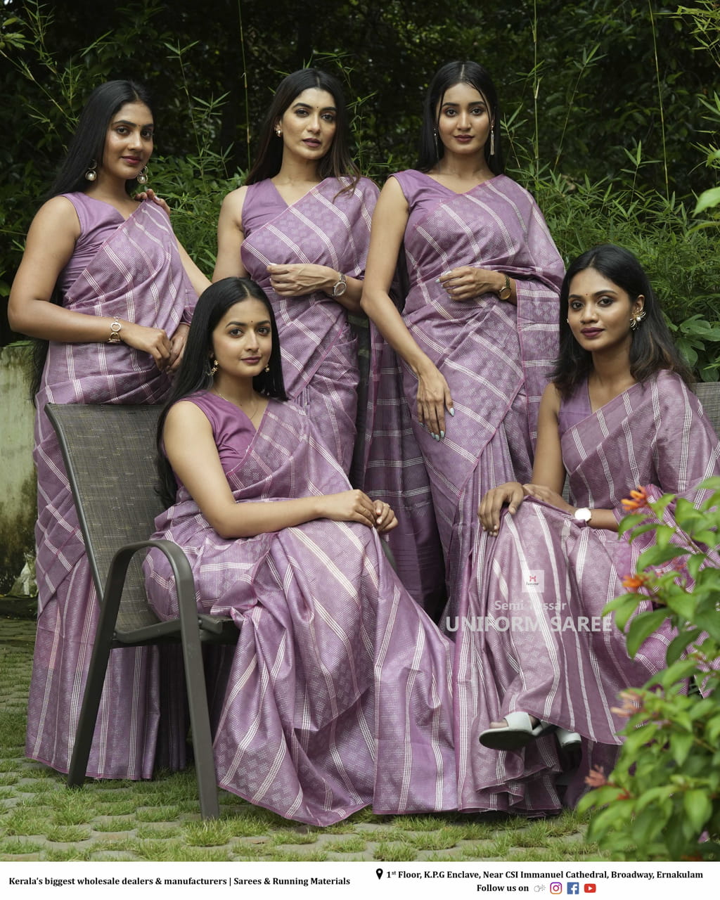 Buy Cotton Uniform Sarees Online - Durable and Affordable