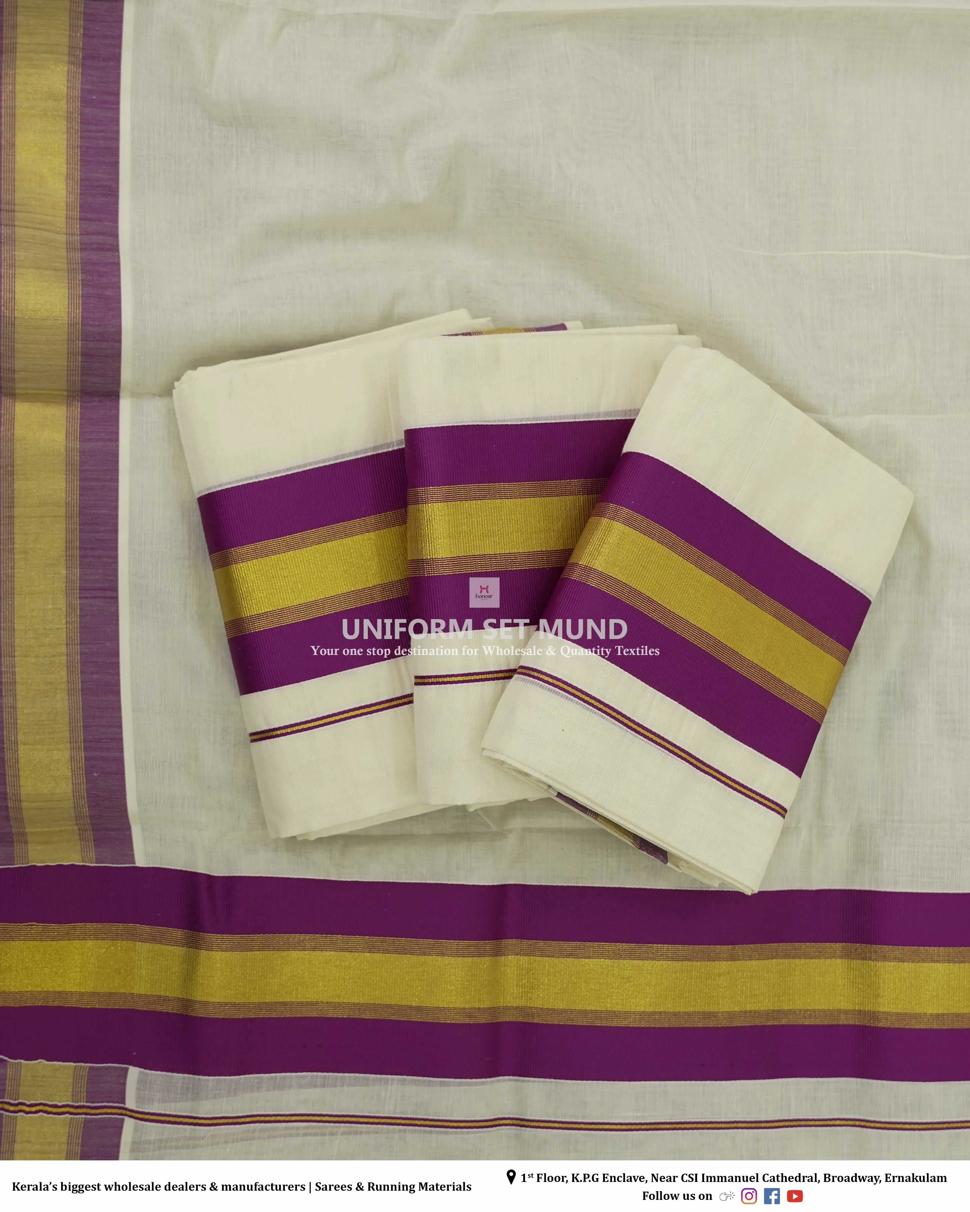 Why Kerala Set Sarees Are Popular for Hospitality and Service Uniforms?