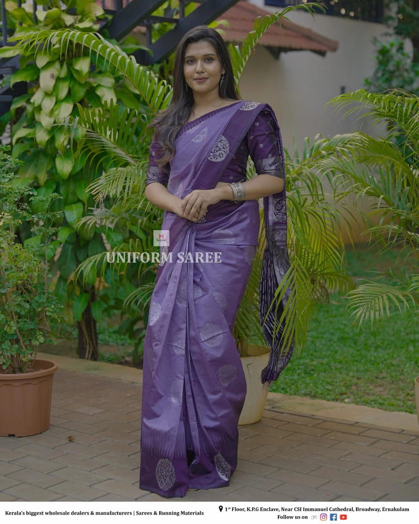 Stylish Uniform Sarees in Kerala: A Trend Overview